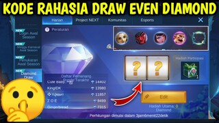 KODE RAHASIA!!! | DRAW EVEN DIAMOND MOBILE LEGEND TERBARU 2020