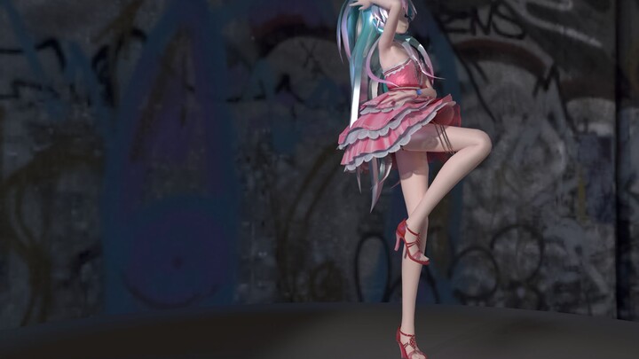 [MMD/Toolbag3 rendering of Hatsune Miku] Pink and tender temptation! Are you satisfied?