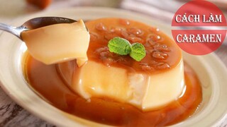 5 Bước chi tiết làm bánh flan (caramen) ngon mịn ngay tại nhà | How to make Flan cake (Caramel)