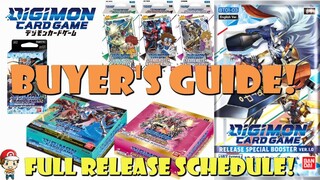 The Complete Digimon TCG Buyer's Guide - Full Release Schedule!