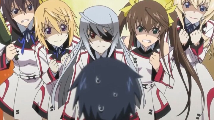 What happens when the harem is collectively jealous? Did the male protagonist cheat on a bunch of wi