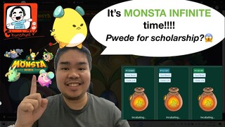 MONSTA INFINITE hatch eggs I Scholarship? I NFT game