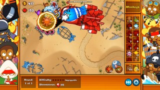 Bloons Monkey City MOAB Graveyard