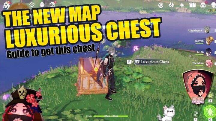 [TIPS & GUIDE] THE NEW MAP LUXURIOUS CHEST !!! Genshin Impact 3.4