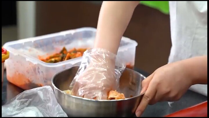 Làm kim chi và canh kim chi #seagame3 #food