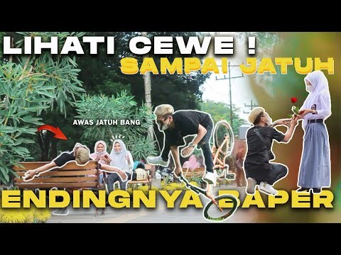 PRANK GODAIN CEWE GAK DI KENAL SAMPAI JATUH !! ENDINGNYA BIKIN BAPER