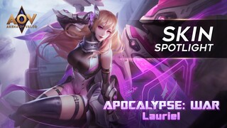 Lauriel Apocalypse War Skin Spotlight - Garena AOV (Arena of Valor)