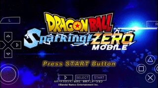 Dragon Ball Sparking Zero Mobile PPSSPP DBZ Tenkaichi Tag Team Mod PSP 2024