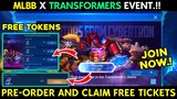 MLBB x Transformers Event Pre-order, Claim Free Tickets and More | Mobile Legends