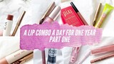 We Made it to Day 57!!!! Recap of A Lip Combo A Day for 365 Days - Part 1