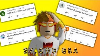 27k Subscribers Q&A!