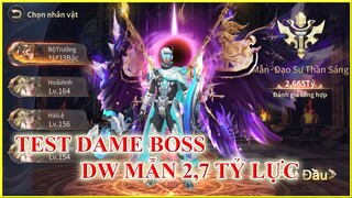 Pháp sư mẫn 2 tỷ 7 lực chiến hủy diệt boss kundun với 98.000 nghin tỷ sát thương | Ông Bố Gaming