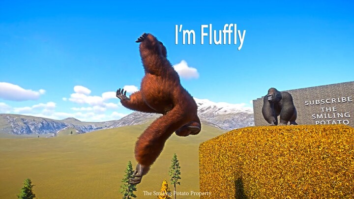 Chimpanzee & Orangutan Ragdools - Orangutan Fluffy | Ragdool |  (Euphoria Physics Funny Moments) 🦧🦍🐒