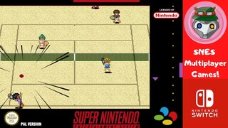 SNES Multiplayer Games!- Smash Tennis!