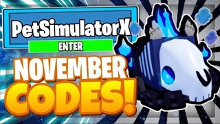 PET SIMULATOR X CODES *NOVEMBER 2021*  ALL NEW SECRET OP CODES! Roblox Pet Simulator X