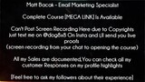 Matt Bacak Course Email Marketing Specialist download