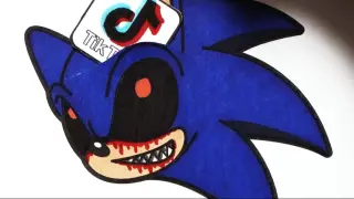 Sonic.EXE fixed! Paper craft