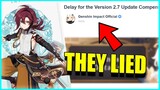 Heizou Reveal REAL TRUTH about 2.7 Delay in genshin impact