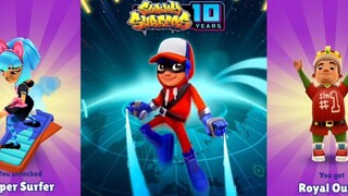 ปลดล็อก Super Surfer & King Royal Outfit Subway Surfers