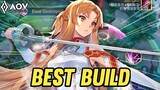 AoV : Butterfly/Asuna Gameplay | Best Build - Arena Of Valor | LiênQuânMobile | RoV | cot