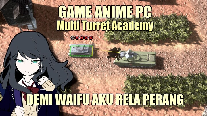 Game Anime PC Multi Turret Academy | Game Indie Baru Rilis Langsung Kita Coba !!!