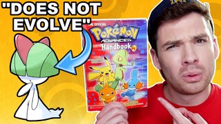 Official Pokemon Handbooks That Are WRONG