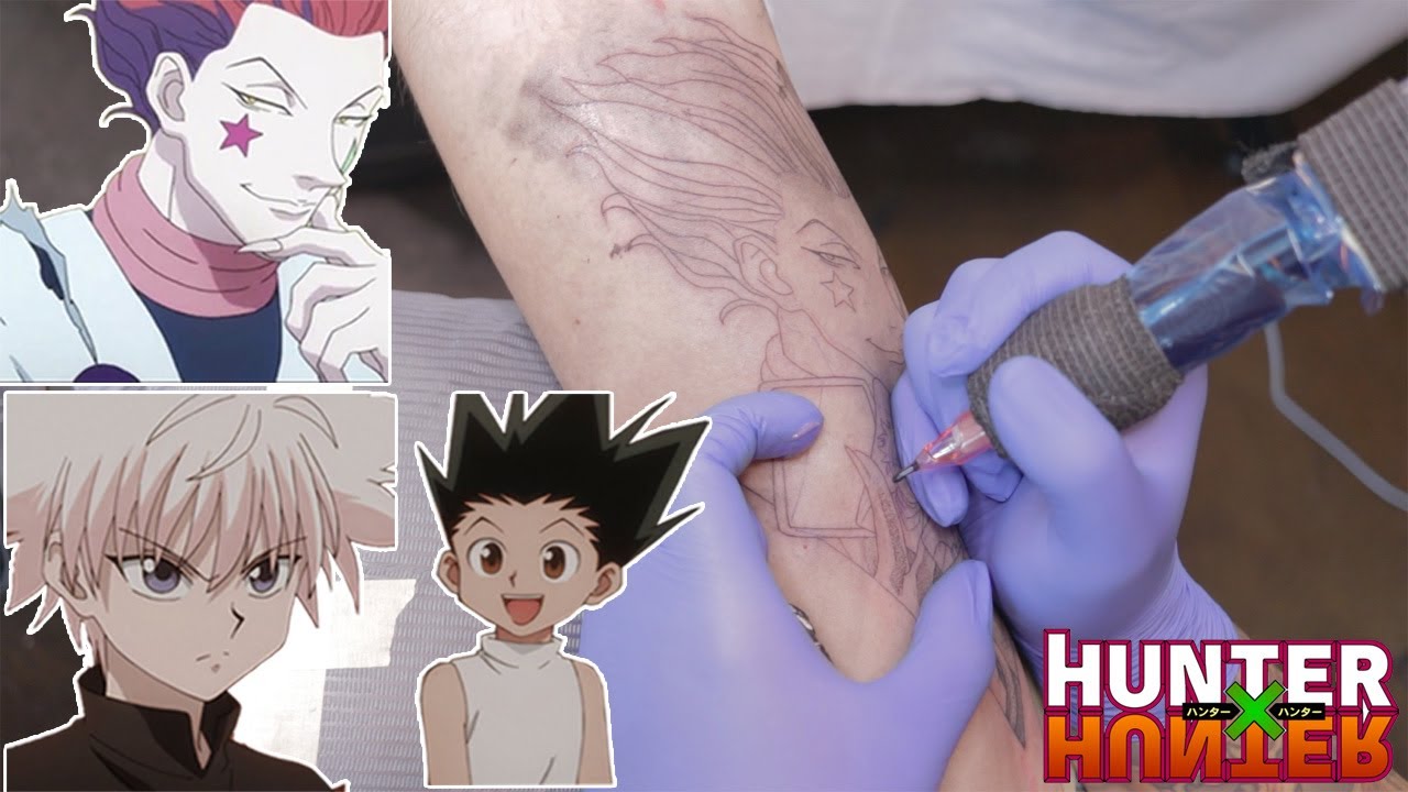 gon and killua tattoos done by cooieeinks To submit your work use the tag  animemasterink And dont forget to share our page  Instagram