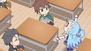 When Aqua cries, the more you coax her, the more she cries. If you treat her harshly, she will stop.