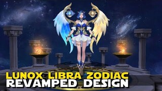 REVAMPED LUNOX LIBRA SKIN DESIGN! ZODIAC SKINS ARE GETTING REVAMPED | MOBILE LEGENDS