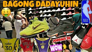 GANITO PALA DITO PANALO mga SAPATOS,JERSY CAPS at ibapa!BAGONG DADAYUHIN ng MADLA NBA store megamall