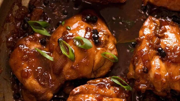 Filipino Chicken Adobo (incredible, EASY chicken thigh recipe!)