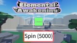5000 Spins with Showcasing Some Elements in Elemental Awakening