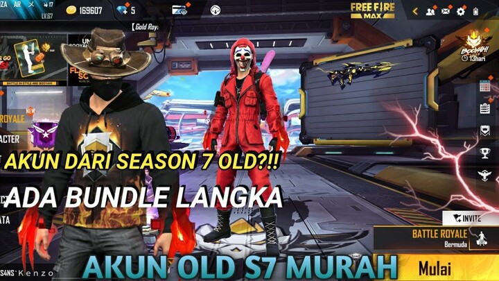 JUAL AKUN FREE FIRE SEASON 7 OLD TOP CRIMINAL || PART 550