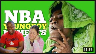 NBA YOUNGBOY BEST AND FUNNY MOMENTS REACTION!