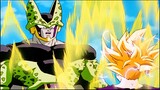 Gohan activates Full Power state SSJ surpasses Goku and fights Cell, Gohan vs Cell
