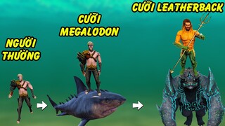 GTA 5 - Tôi là Vua biển Aquaman từ cưỡi cá con đến Cưỡi quái vật LeatherBack | GHTG