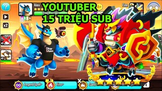 Đầu Tư 250 GEMS Review Rồng LEGEND Dhar Man YOUTUBER 15 Triệu Sub - Thành EJ Dragon City Top Game