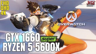 Overwatch | Ryzen 5 5600x + GTX 1660 Super | 1080p, 1440p, 2160p benchmarks!