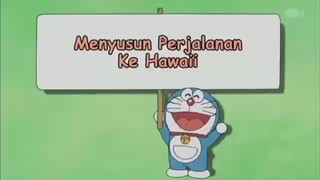 Doraemon menyusun perjalanan ke Hawaii