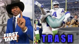 FIRST TAKE | Thank Dallas for the birthday gift! - Stephen A. TROLL Cowboys after 47-9 loss to Lions