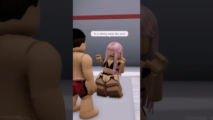THE NEW GIRL WAS MEAN TO HIM IN ROBLOX BUT THEN THIS HAPPENED..😥😲 #shorts