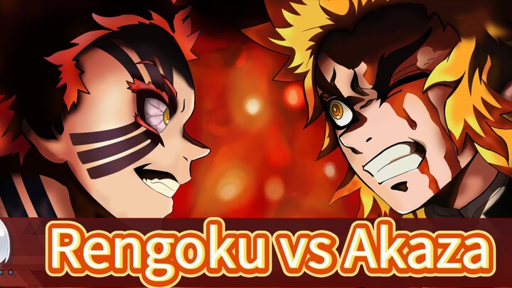 momen rengoku di kalahkan iblis bulan atas "rengoku kyojuro vs  akaza"