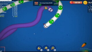 Worms Zone.io #008 Game of earthworms - Rắn Săn Mồi, rắn hyền thoại, kịch tính _