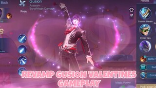 REVAMP GUSION DANGEROUS LIASON VALENTINE SKIN GAMEPLAY