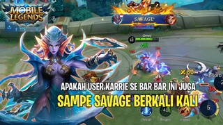 Karrie mode bar bar savage berkali kali
