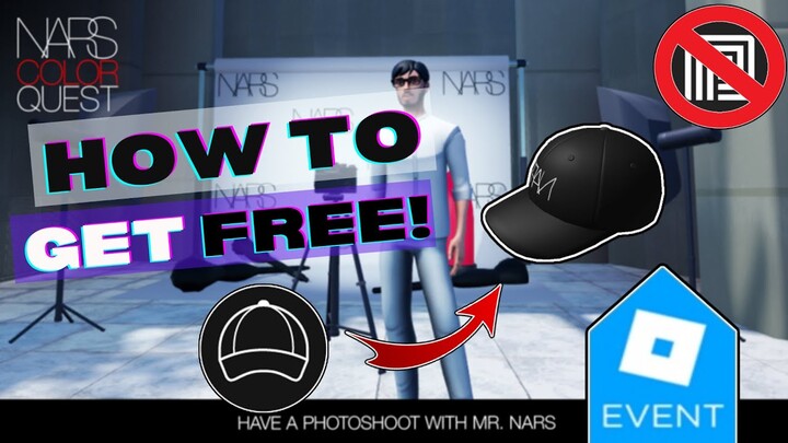 Full Guide! [ROBLOX EVENT 2022!] How to get NARS Baseball Cap in NARS Color Quest! (WITHOUT PREMIUM)