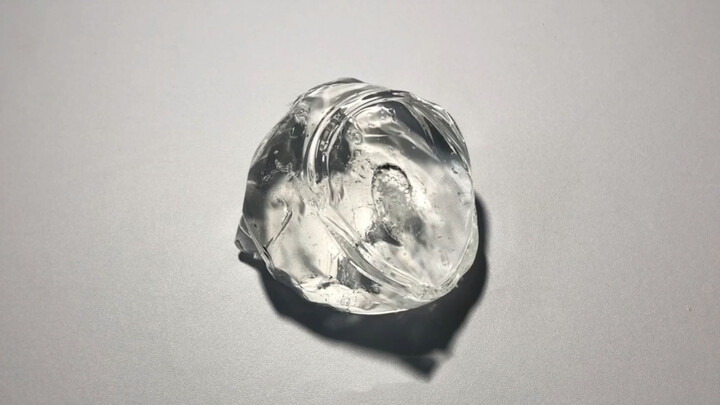[ASMR]Playing transparent ice-like slime
