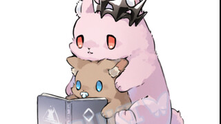【明日方舟】给博士们给小兔子讲睡前故事的殿下兔兔（自己刀自己）【绘画过程】