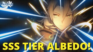 HE'S ABSOLUTELY INSANE!! BURST DPS ALBEDO SHOWCASE & BUILD GUIDE!! SSS TIER ALBEDO! (Genshin Impact)