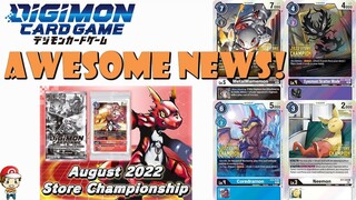 Digimon Store Championships & Promos Revealed! These Look Awesome! (Digimon TCG News)